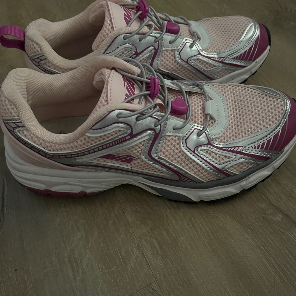 Avia Pink and Silver Women's Sneakers